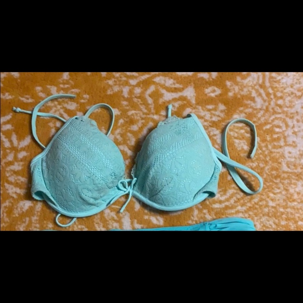 Victoria Secret Teal Bikini top